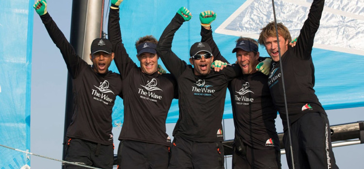 Extreme Sailing Series, The Wave Muscat al fotofinish