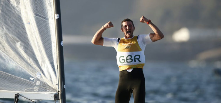 Rio 2016, Giles Scott wins the Finn gold medal with a race to sail