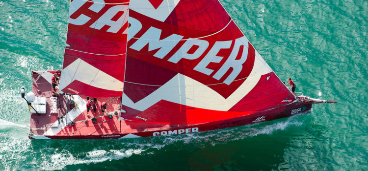 Volvo Ocean Race, Camper debutta nel Golfo di Hauraki