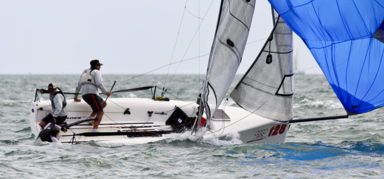 Audi Melges 20 Gold Cup, man over board
