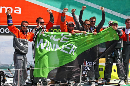 Volvo Ocean Race, Groupama vince anche l’In-Port Race di Lorient