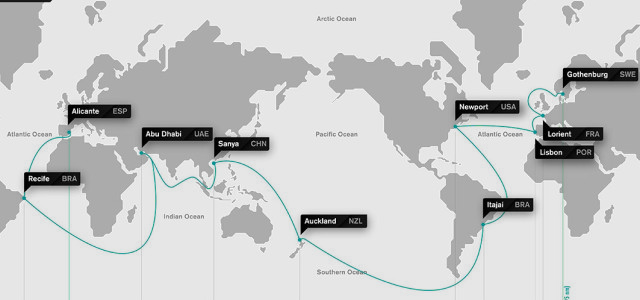 Volvo Ocean Race, ecco la rotta completa