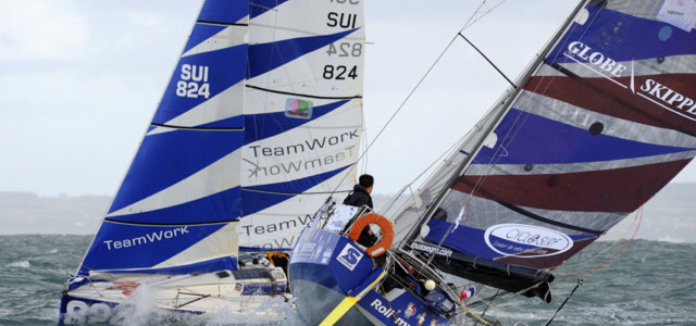 Mini Transat, Giancarlo Pedote al comando: la flotta si ferma a Sada