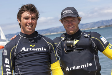 Jensen e Outteridge - Artemis Racing