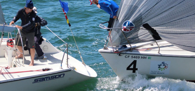 Congressional Cup, Taylor Canfield leads the fleet