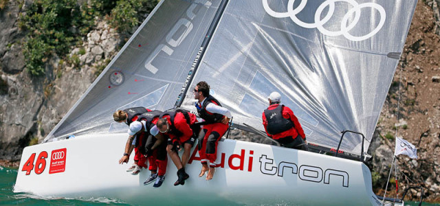 Audi tron European Sailing Series Melges 24, dopo Kiel, Audi tron sbanca anche Riva del Garda