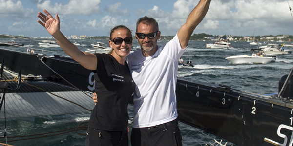 Rolex Fastnet Race, Spindrift Racing 2 first on the line