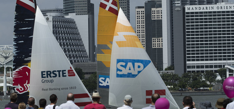 Extreme Sailing Series, Red Bull Sailing Team vince a Singapore