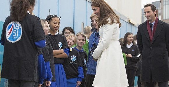 America’s Cup, the Duchess of Cambridge supports BAR