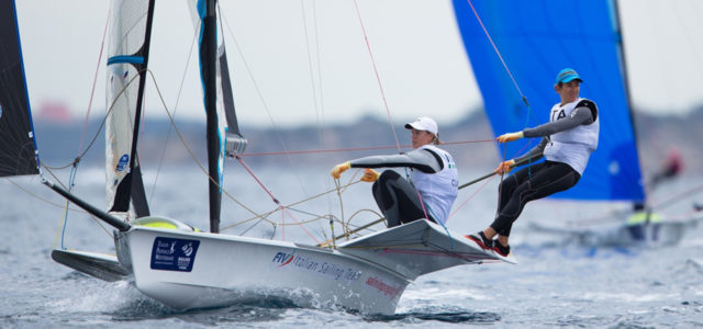 ISAF Sailing World Cup, a Hyeres tempo di vento leggero
