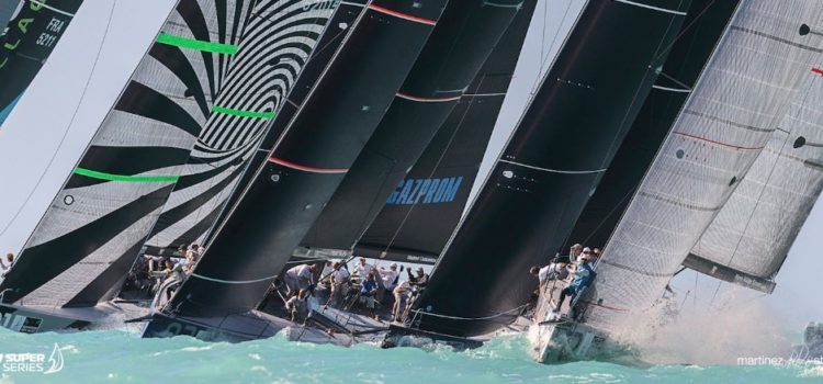 52 Super Series, tied at the top