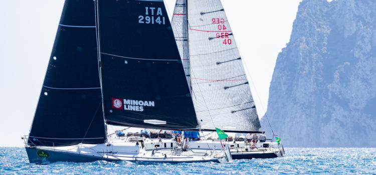 Rolex Capri Sailing Week, tra i Farr 40 è subito Enfant Terrible vs Struntje Light