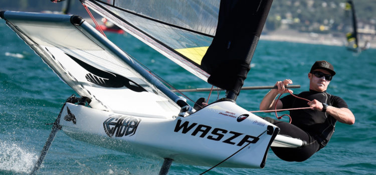 WASZP International Games, Reed Balridge takes an early lead in Campione