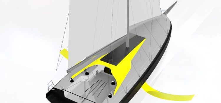Sailing and foiling, a new flying 40 footer