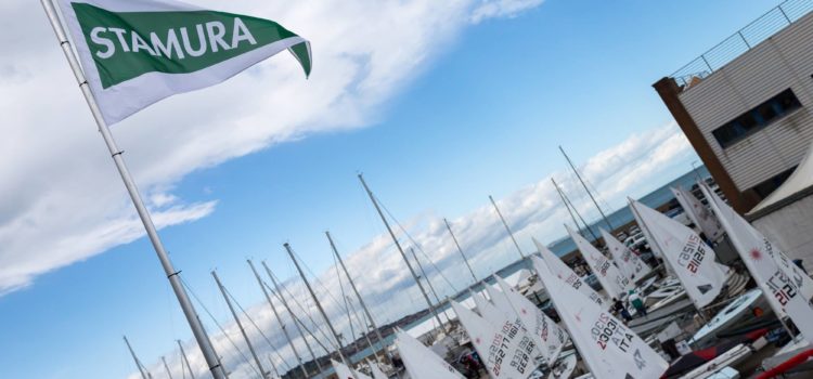 Europa Cup Laser Ancona, too much wind to start the event