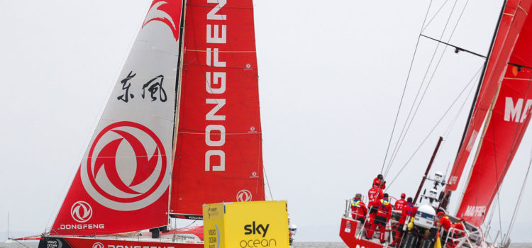 Volvo Ocean Race, a Dongfeng la Sky Ocean Rescue In-Port Race di Cardiff