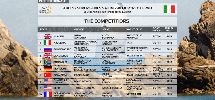 52 Super Series, Porto Cervo is waiting the fleet