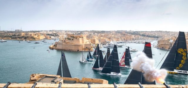 Rolex Middle Sea Race, and they are off