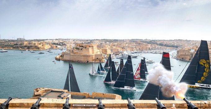 Rolex Middle Sea Race, and they are off